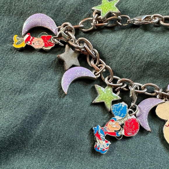 Walt Disney World Moon and Stars Charm Bracelet - Picture 2 of 4